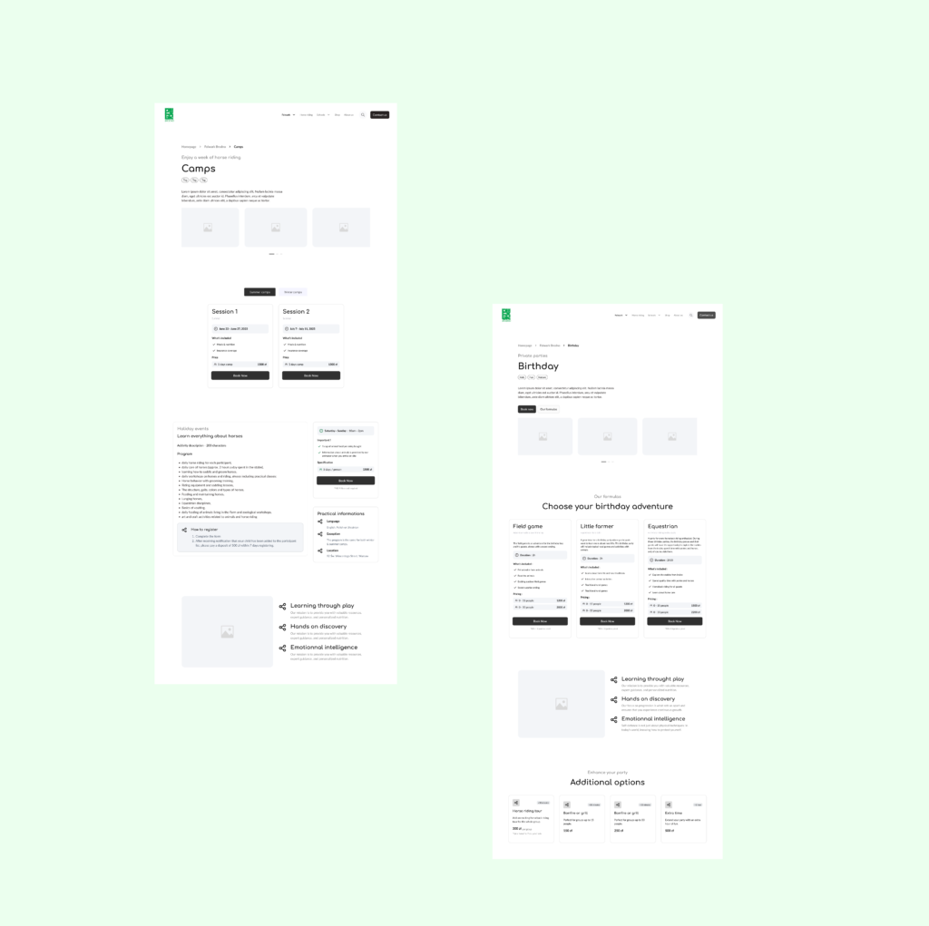 wireframe lofi pgrbrodno activitypage