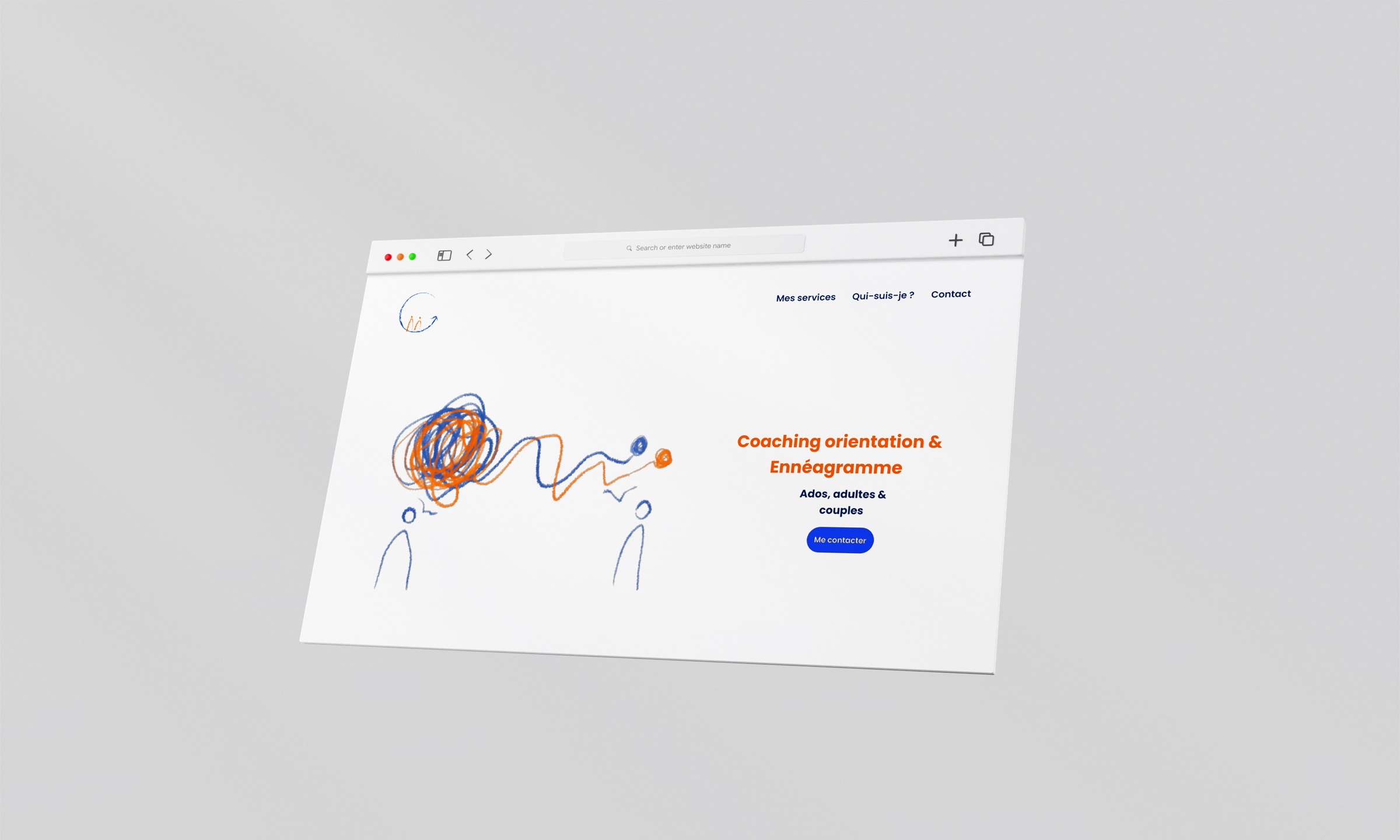 Esther Proficz coaching website homepage in a browser