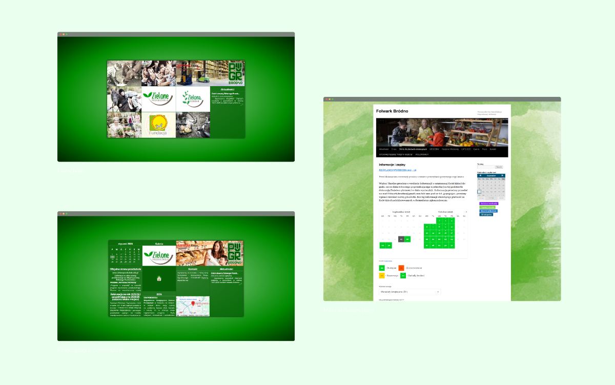 PGR Bródno A second page of the previous website